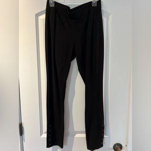 WHBM Legging With Gold Buttons on Bottom of Legs - Medium